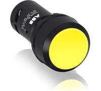 Abb-entrelec cp1-10y-10 - Pulsador compartimento rasante amarillo opaco