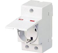 Abb-entrelec m1175c - Base enchufe schuko m1175 contactos con tapa protección