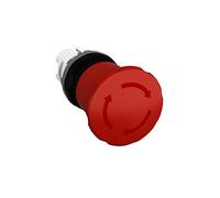 Abb-entrelec - Pulsador emergencia 40mm mpet4-10r rearme giro rojo
