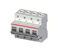 Abb-entrelec s800-c - Interruptor automático s804b-c100 4 polos 100a curva c 16ka