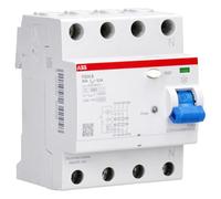 ABB F204B-63/0.3 FI-Disyuntor RCD Tipo B 4P 63A 300mA 3kA 4TE 2CSF204568R3630