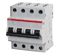 ABB Interruptor Automático 4 Polos 63A Tipo B, 277V AC