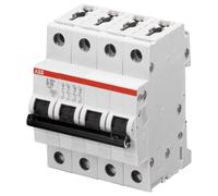 ABB Interruptor Automático 6A 4P Tipo C MCB, 400V AC