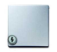 ABB Placa adaptadora Busch-Jaeger con cerradura para SI IP44 Alu - 2CKA001710A3789