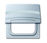 ABB Placa adaptadora Busch-Jaeger con texto IP44 Aluminio - 2CKA001710A3787