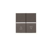 ABB Pulsador doble N2244-AN 2 Elem 2M Plata