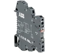 ABB Relé de interfaz R600, 48 V CA/CC / 60 V AC/CC 48 → 60 V AC/CC, 1 pin cambiador de carriles DIN, paquete de 10 unidades