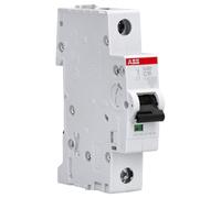ABB S201-C10 - Instalación de fusible para caja de fusibles (10A), blanco y rojo, estándar