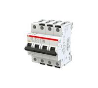 ABB S300P Disyuntor tipo C, polo 4 1.6 A 415 V, capacidad de desconexión 100 kA System Pro M Compact