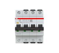ABB S304 Disyuntor tipo C, polo 4 50 A 415 V, capacidad de desconexión 100 kA