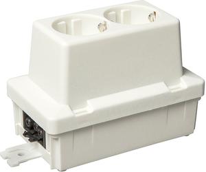 ABB Toma Schuko Doble Con Caja De Fin De Alimentación GST18 (Enchufe Europeo) - 1SPA007102F9300 [5 Piezas]