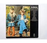 Abba - Abba Greatest Hits LP Epic EPC69218 EX/EX 1976 orange label, includes Fernando