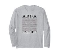 Abba; Padre y Otros Nombres de Dios de la Biblia Cristiana Manga Larga