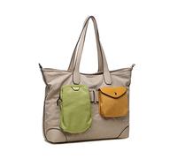 Abbacino Bolso shopper de mujer en nylon camel Beige