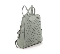 Abbacino Mochila de mujer en piel troquelada verde Verde