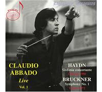 Abbado,Claudio - Claudio Abbado Live: Haydn Sinfonia Concertante (1980 performance), Bruckner Symphony No.1 (1972 performance)