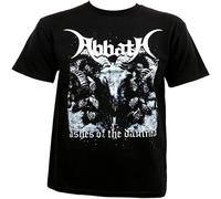 Abbath Ashes of The Damned Men's T-Shirt Unisex Black Cotton Print tee Shirts 3XL