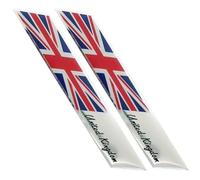 Abbdbd 2 Unids/Set Pegatina Emblema De Coche Inglaterra Pegatina De Coche Calcomanía Parachoques Decoración del Cuerpo Bandera Insignia Emblema Pegatina De Coche