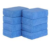 Abbdbd Almohadillas Aplicadoras De Cera De Microfibra, Esponjas Detalladas De Coches, Almohadillas De Aplicación De Espuma Lavables para Esmalte, 12x8x4cm, 8 Uds.