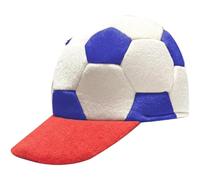 Abbdbd Cappellino Baseball a Forma Di Pallone Calcio, Berretto Tifoso Di Calcio Traspirante, Cappello Baseball Stampato per Partita, Feste E Tifo per Il Giorno Della Partita.