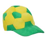 Abbdbd Cappellino Baseball a Forma Di Pallone Calcio, Berretto Tifoso Di Calcio Traspirante, Cappello Baseball Stampato per Partita, Feste E Tifo per Il Giorno Della Partita.