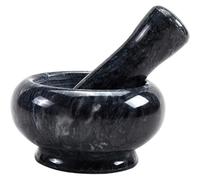 Abbdbd Juego De Mortero Y Maja De Mármol, Cuenco para Moler Hierbas Y Especias, Molinillos De Ajo para Moler Y Triturar, Artículos Esenciales De Cocina