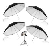 Abbdbd Paraguas Reflector De 4 Uds, Iluminación Reflectante De Fotografía Profesional para Vídeo Fotográfico Profesional