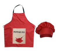 Abbdbd Set Cosplay con Grembiule E Cappello Chef, Set Costume Cosplay Spezie, Costume Abbinato a Spezie E Condimenti per Festa Di Halloween