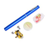 Abbey Angelrute-Mini Pocket Fishing en Ballpoint Pen Design | Caña de pescar portátil para vacaciones, salidas, campamentos, cumpleaños y festivales | Plumas de compactas, una idea de regalo