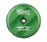 Abbey Bike Tools Herramienta Bottom Bracket Socket Single Sided para Chris King verde one_size