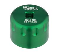 Abbey Bike Tools Herramienta para ejes de pedalier Bottom Bracket Socket Common verde one_size