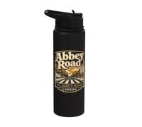 Abbey Road Street Scene en St. John's Wood Londres Inglaterra Stainless Steel Insulated Water Bottle