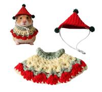 Abbigliamento Per Criceti, Maglione 11 x 5 cm In Maglia Con Cappello Coesione Stilistica: | Vestiti Traspiranti Piccoli Animali Domestici, Adatto A Criceti Furetti Conigli Cincillà Ricci Gerbilli