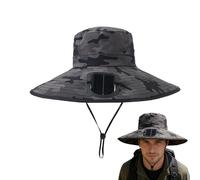 Abbigliamento Sportivo Specifico,Copricapo Leggero E Portatile,Cappello Solare Con Ventola Per Protezione Escursionismo Campeggio Viaggi Spiaggia Picnic Zaino Vacanza Pendolarismo Esterno