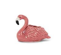 Abbott Colección 27-MINIKIN-310 - Maceta pequeña de flamencos, 1 EA, Color Rosa