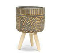 Abbott Collection 27-TRIPOD-03-LG - Trípode de línea de ángulo grande, gris/dorado