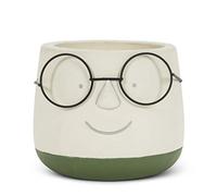 Abbott Collection Maceta Grande con Gafas, 6 Pulgadas de Profundidad