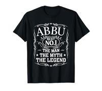 Abbu The Man The Myth The Legend Men Gift Father's Day Camiseta