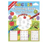 ABC 123 Big Jumbo Coloring Book For Toddlers: Giant 200-Page Activity Workbook: Trace Letters, Numbers 0-100, Counting and Math Skills. Big Jumbo ... Preschool & Kindergarten Kids Ages 3-6