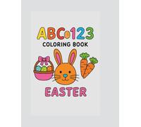 ABC 123 Coloring Book: Easter