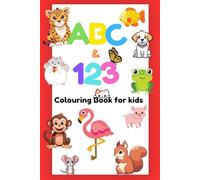 ABC & 123 Colouring Book for Kids (Colouring Books)