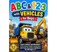 ABC & 123 for Boys: Trucks, Cars, Airplanes & More (Little Vehicle Adventures)