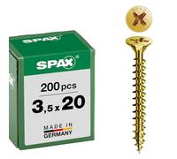 Abc 2102J3.5X20 - Tornillo Aglomerado Bicr Vp3 Abc Spax 3 5X20