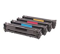ABC 4X Cartucho de tóner Compatible para Canon 716 716k 716c 716m 716y para i-sensys lbp-5050 lbp-5050n mf-8030 mf-8030cn mf-8040cn mf-8050 mf-8050cn mf-8080cw