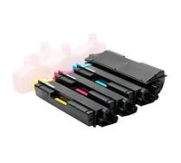 ABC 4X Cartucho de tóner Compatible para kyocera tk-580 para ecosys p6021 p6021cdn fs-c5150 fs-c5150dn p 6021 p 6021cdn FS c5150 FS c5150dn fsc5150 fsc5150dn tk580 tk-580k tk-580c tk-580m tk-580y