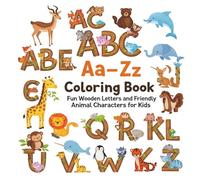 ABC Aa-Zz Alphabet Coloring Book: Fun and Educational | Over 32 Coloring Pages for Kids Ages 4-8 | Big & Bold Alphabets | Easy & Simple Drawings To Color | + Word And Letter Tracing Paperback