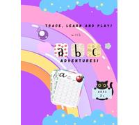 abc adventures: small letters (practice) - line tracing - early learning | Activity Book for Toddlers, Nursery, Preschool Children | Activity pages included | 8.5 x 11.0 inches