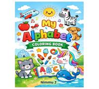 ABC Alphabet Coloring Book for Kids Ages 2-4 Simple and Easy Letter Coloring Pages for Toddlers | Preschool Workbook for Early Learning, Phonics Practice & Fine Motor Skill Development