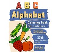 ABC Alphabet Coloring book for Toddlers: Fruits & Veggies