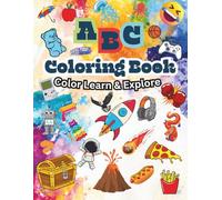 ABC Alphabet Fun Coloring Book For kids: New Educational Color, learn and explore alphabet ABC coloring Book